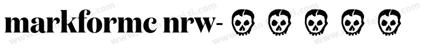 markformc nrw字体转换